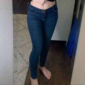 old navy mid rise skinny jeans!